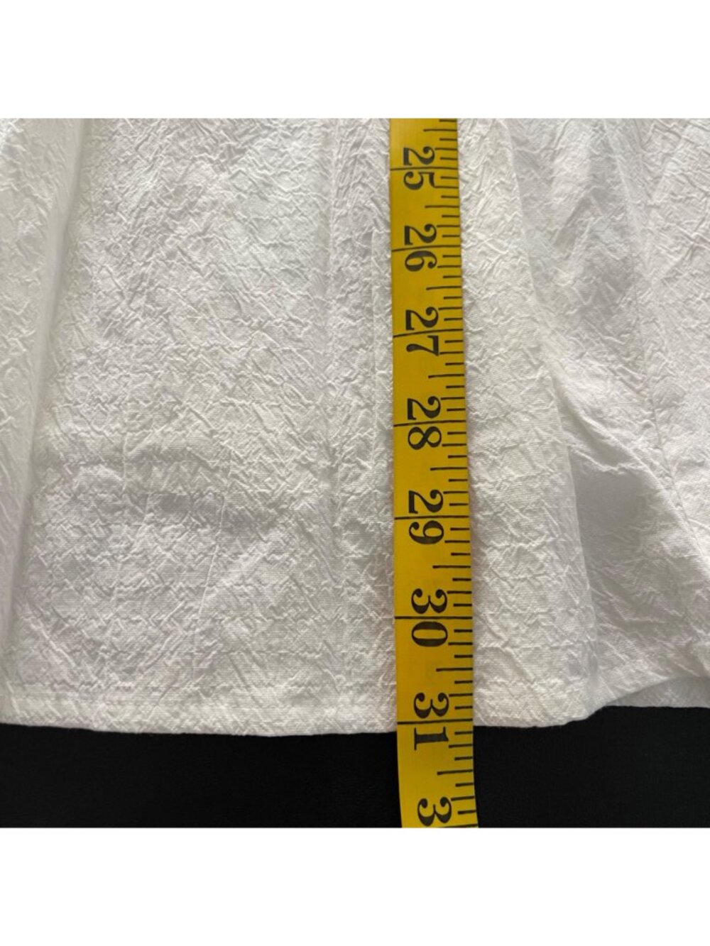 Nine West Women Boho Cottagecore Eyelet Tiered Skirt Size L White Boho Festival - Picture 11 of 11